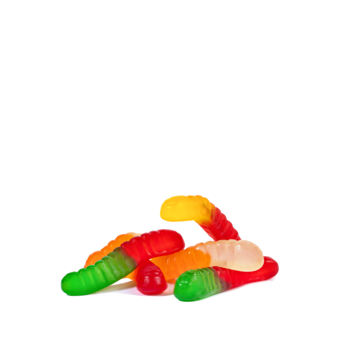 Mini Assorted Fruit Gummi Worms 2 - Image 2